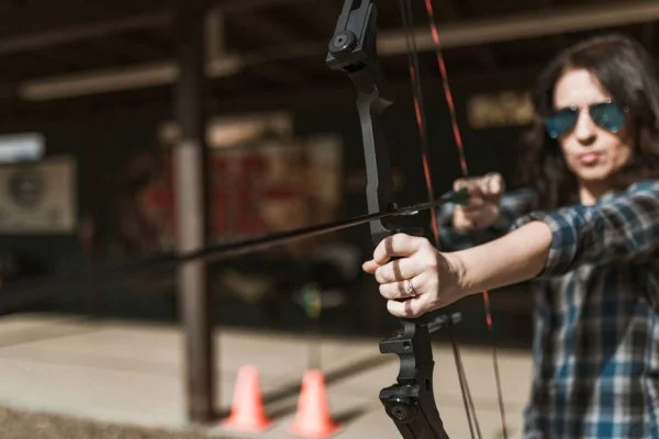 archer aiming bow